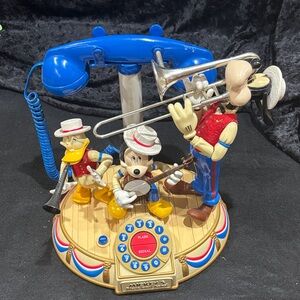 Disney Animated Dixieland Band Telephone (working) 1986